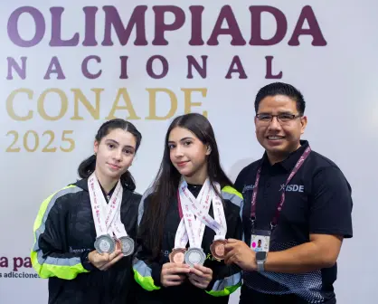 Pesistas de Sinaloa cosechan medallas en Olimpiada CONADE 2025