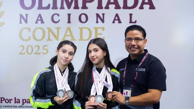 Con fuerza, talento y disciplina, Briana García y Etzia Rivas sumaron seis medallas para Sinaloa, demostrando que el esfuerzo en equipo también se refleja en los logros individuales. Foto: ISDE
