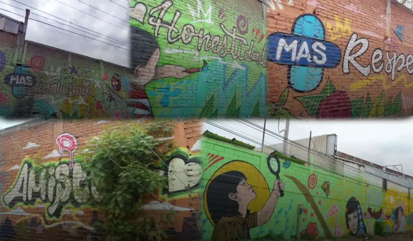 Vamos Pintando pinta esperanza donde antes hubo miedo en Culiacán El arte se convierte en un puente hacia la reflexión, el respeto y la esperanza. Fotos: Juan Madrigal