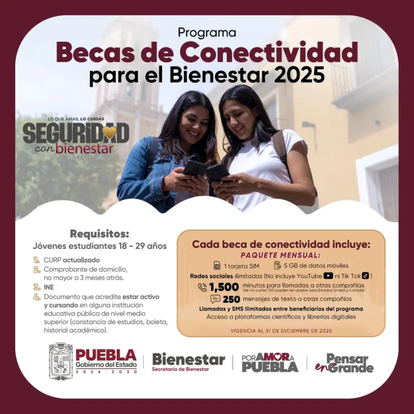 Beneficios de las Becas de Conectividad. Foto: Cortesía Beneficios de las Becas de Conectividad. Foto: Cortesía