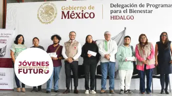 Entregarán más de 2 mil 800 tarjetas de Jóvenes Construyendo el Futuro en Hidalgo