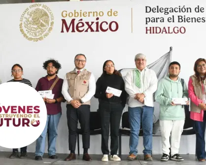 Entregarán más de 2 mil 800 tarjetas de Jóvenes Construyendo el Futuro en Hidalgo
