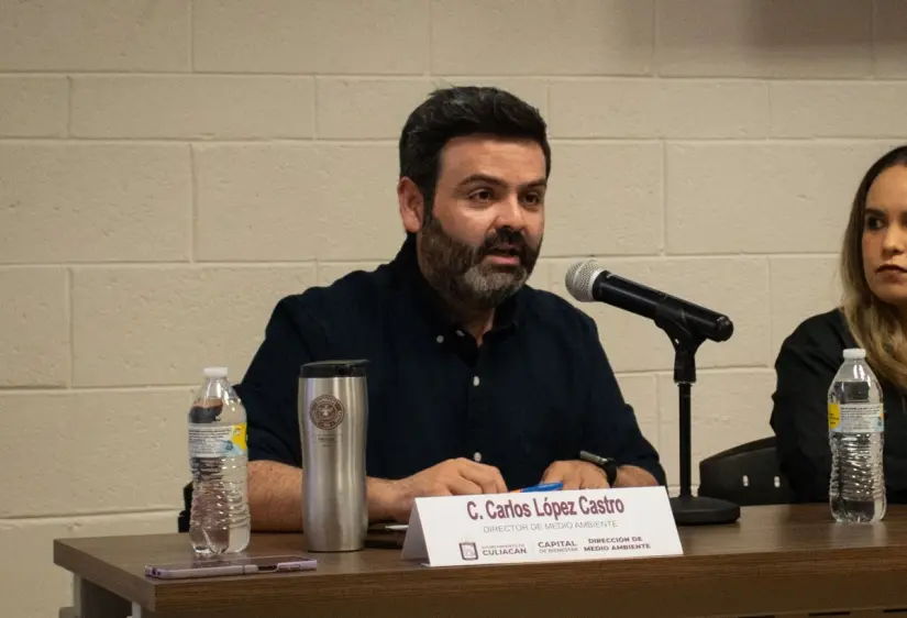 Carlos López Castro, director de Medio Ambiente del Ayuntamiento de Culiacán imagen recuadro