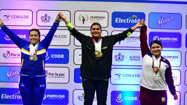 Orgullo sinaloense: Martha Elena Montoya López logra tres medallas de oro en Olimpiada Nacional CONADE 2025. Foto: ISDE