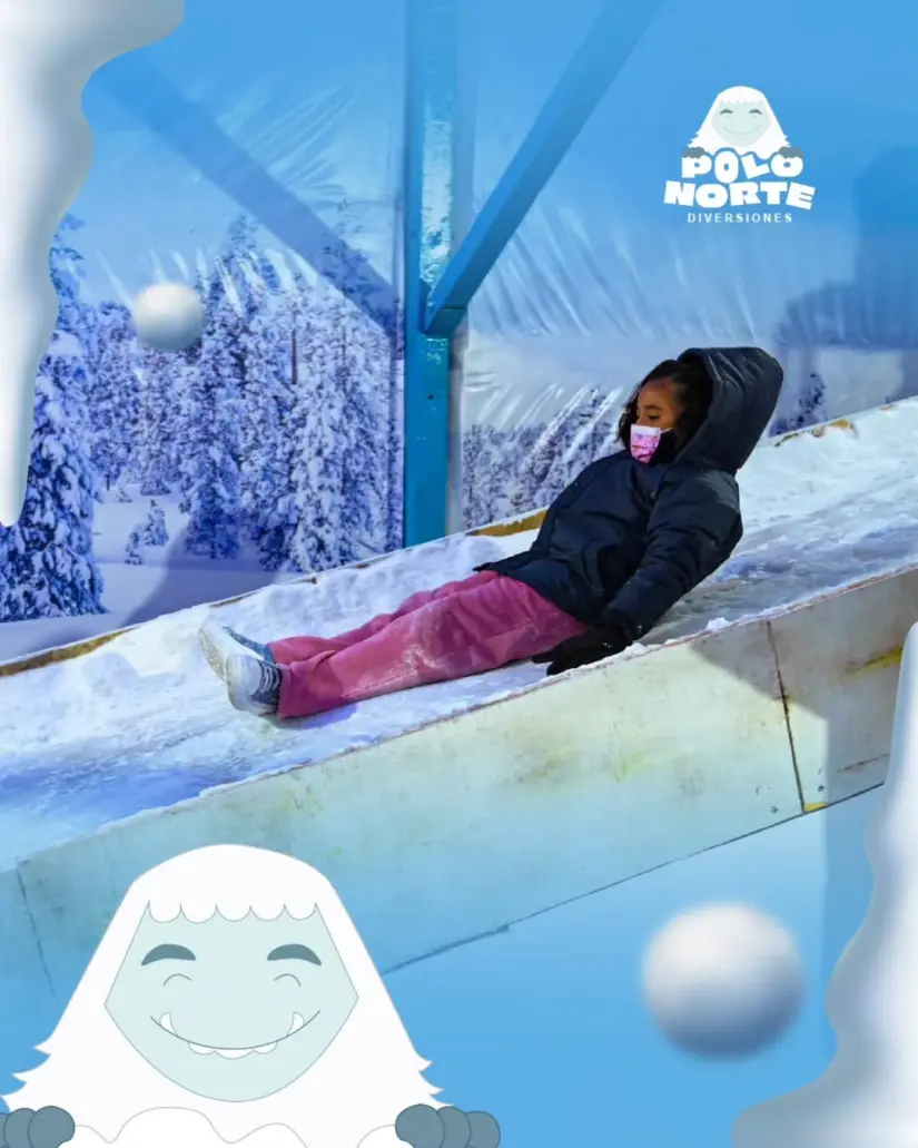 imagen recuadro Disfruta de todas las atracciones hachas con nieve real en Polo Norte Diversiones Mx Foto: polonortediversiones (Instagram)