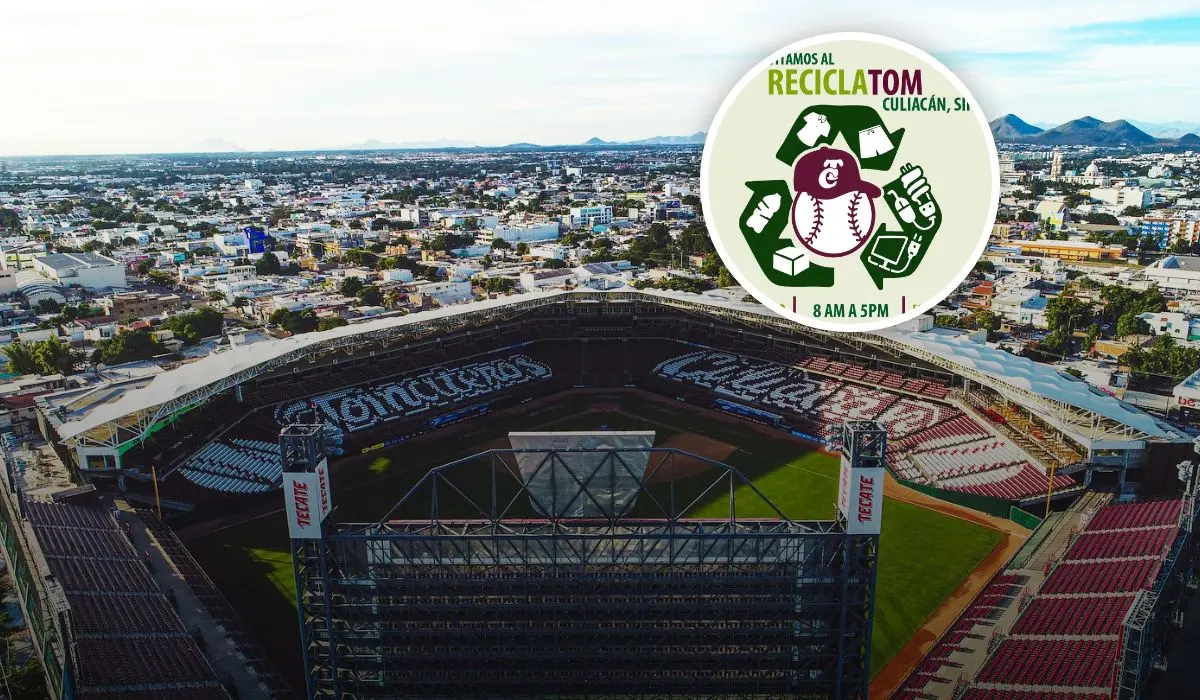 Este 8 de agosto, sé parte del cambio: lleva tus residuos electrónicos, ropa y materiales reciclables al Estacionamiento del Estadio Tomateros, junto a la Secundaria Federal No. 2
