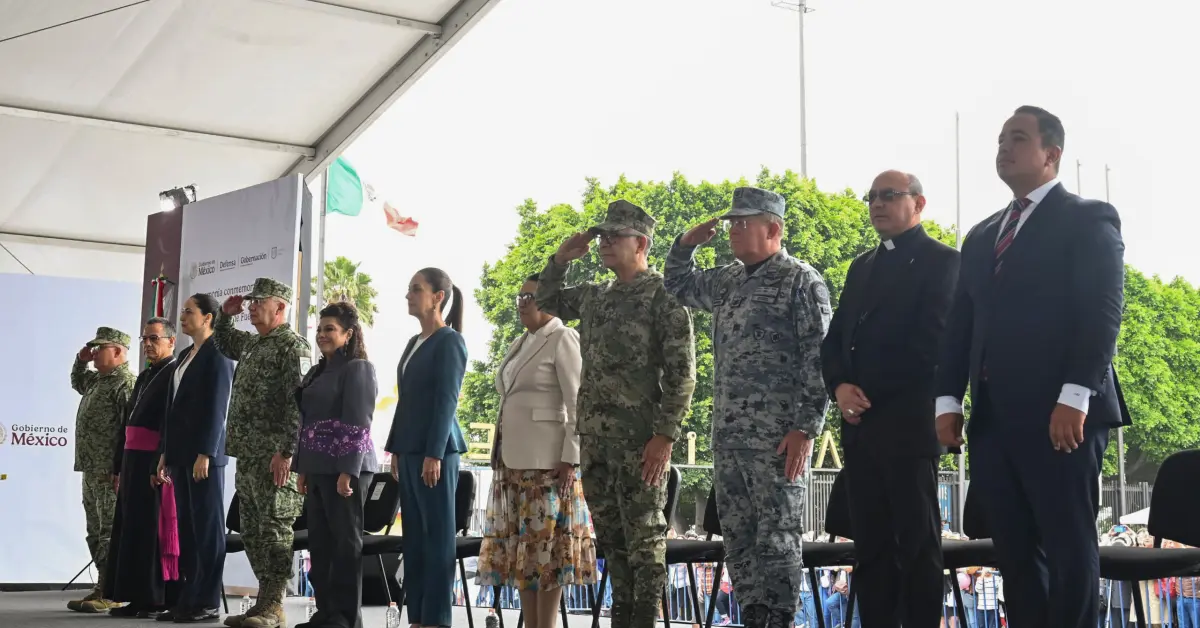 Sheinbaum encabeza conmemoración del Día Internacional de la Destrucción de Armas de Fuego