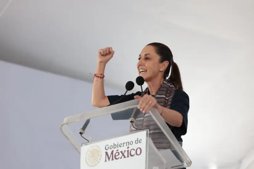 La presidenta Claudia Sheinbaum regresa a Baja California Sur. Foto: Cortesía
