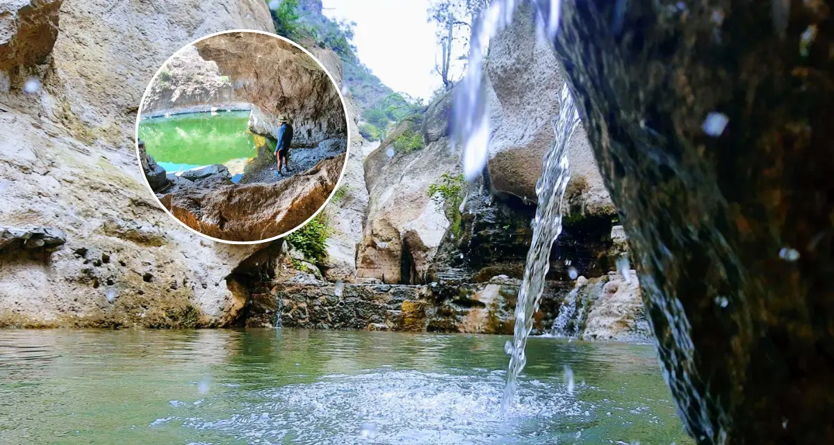 Esto es El Agucate, un destino turístico perfecto para quienes les encante el senderismo. Foto: Cortesía.