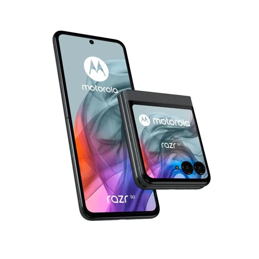 Motorola Razr 50 con cámara principal de 50 megapíxeles. Foto: Cortesía
