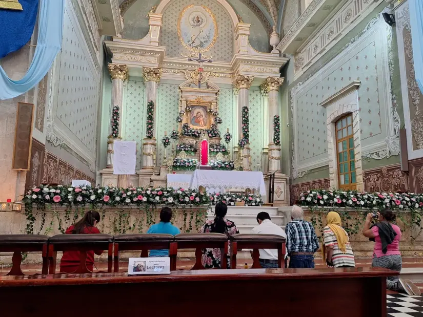imagen recuadro Interior de la Parroquia de nuestra señora del refugio Foto: Facebook oficial