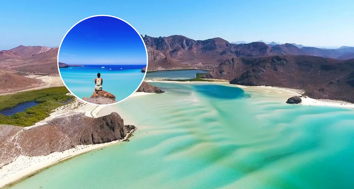 Visita Playa Balandra y descubre sus aguas cristalinas a solo 30 minutos al norte de La Paz. Foto: Cortesía.
