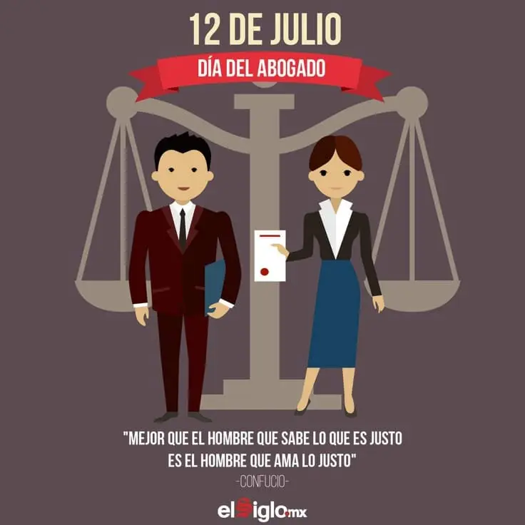 Imagen para felicitar por el Día del Abogado. Foto: Pinterest Imagen para felicitar por el Día del Abogado. Foto: Pinterest.
