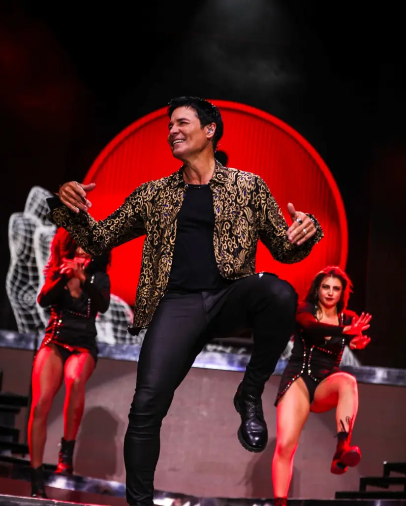 Chayanne en concierto en septiembre en Los Mochis. Foto: Cortesía