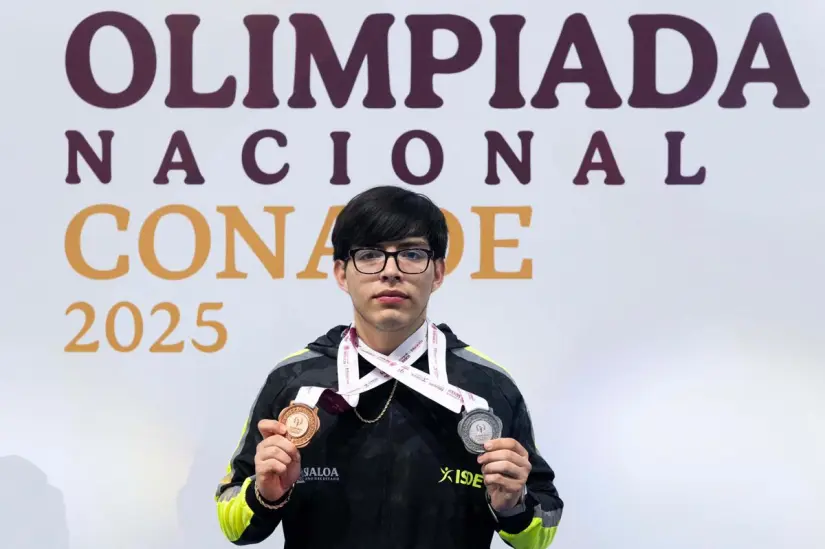 Orgullo guasavense Juan Isaías brilla en levantamiento de pesas nacional. Orgullo guasavense Juan Isaías brilla en levantamiento de pesas nacional. Foto: ISDE