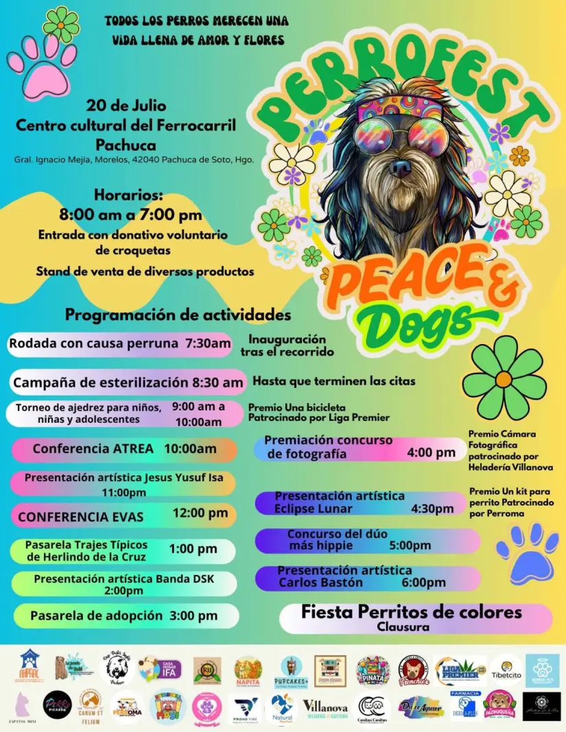 imagen recuadro Programa actividades PerroFest 2025 Foto: La Jauria de Balú (Facebook)