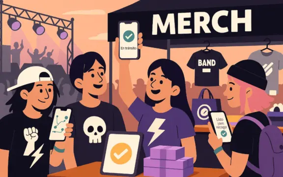 Rock, merch y precisión: así se transforma la entrega de souvenirs en Vive Latino gracias al rastreo en tiempo real