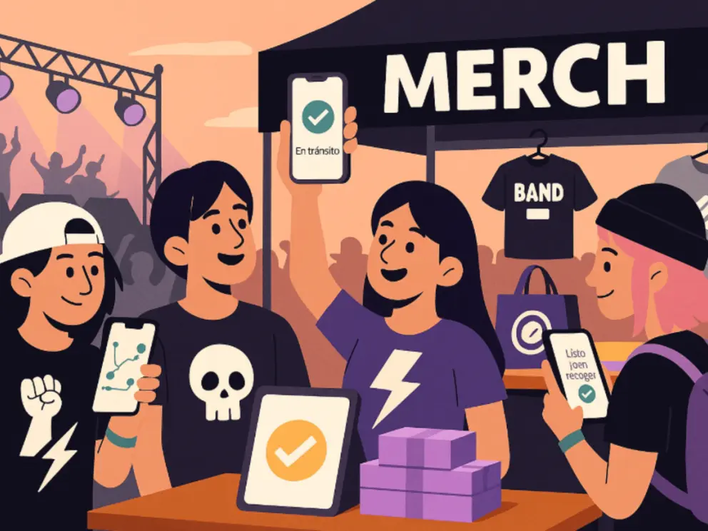 Rock, merch y precisión: así se transforma la entrega de souvenirs en Vive Latino gracias al rastreo en tiempo real