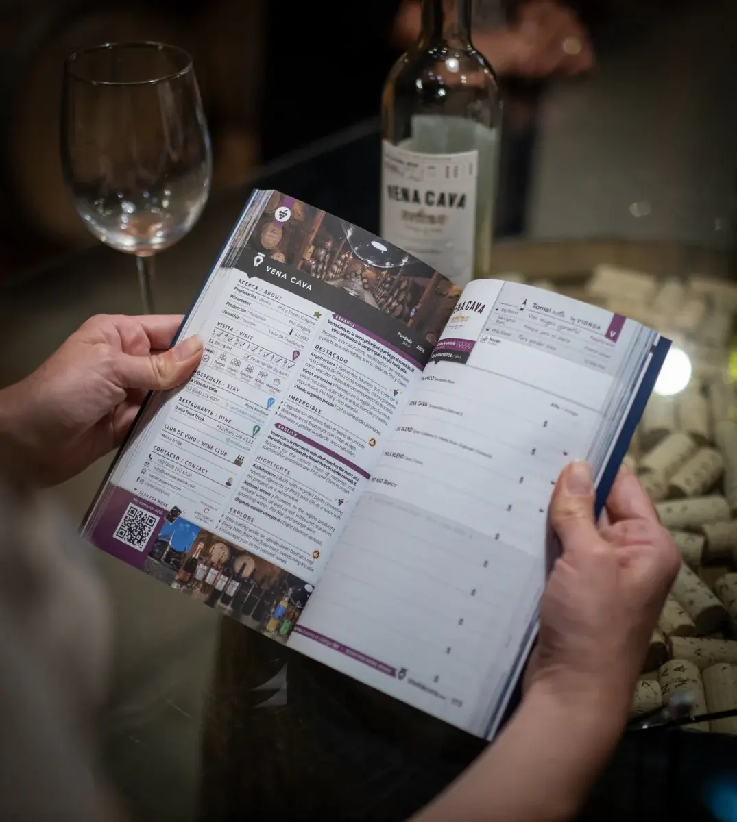 La guía Vinitácora: Vinos y Vinícolas fue seleccionada entre más de 60 países. Foto: Cortesía. 