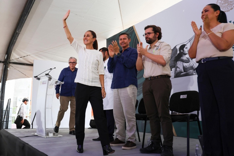 “Es tiempo de mujeres”: Claudia Sheinbaum reafirma su compromiso con la justicia social en su visita a Culiacán
