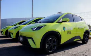 Así son los primeros taxis eléctricos de México, y solo están disponibles en Baja California