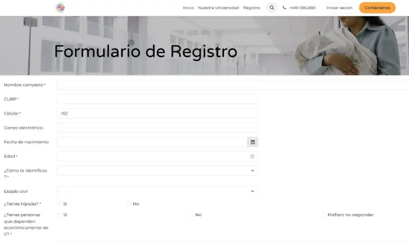Dónde registrarse para la Universidad Intercultural y fechas La plataforma de registro para entrar a la Universidad Intercultural y fechas. Foto: Cortesía
