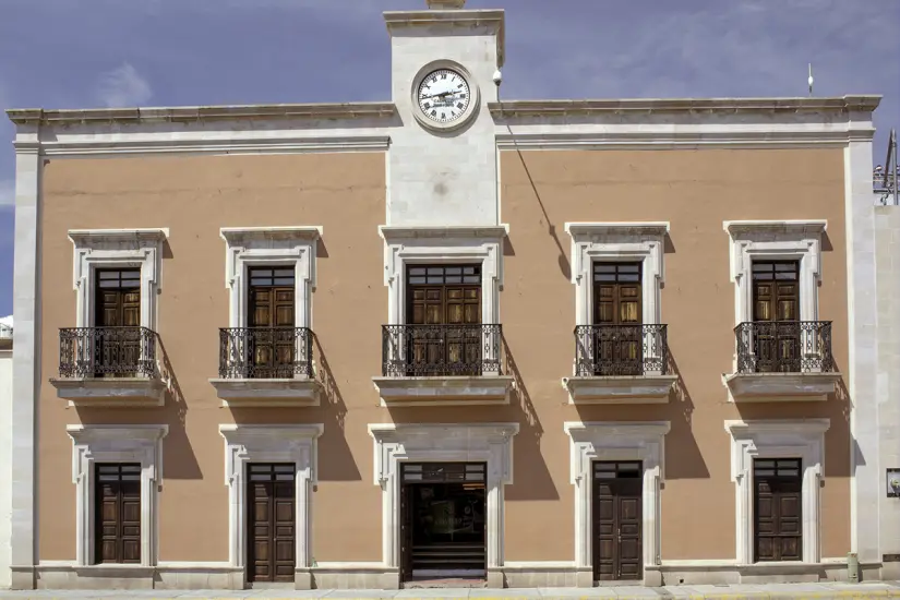 imagen recuadro Palacio municipal de Calvillo Foto: México Desconocido