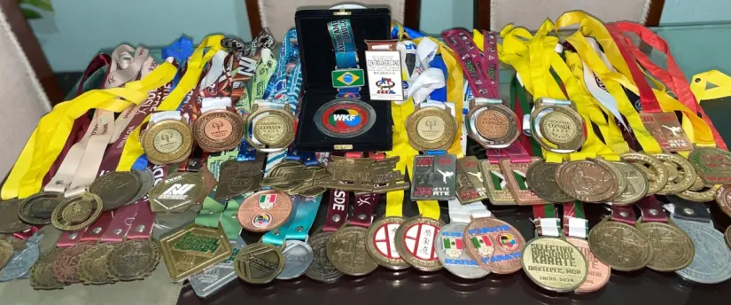 imagen recuadro Danna Valeria Soto ha cosechado decenas de medallas a lo largo de sus 10 años de competencias.
