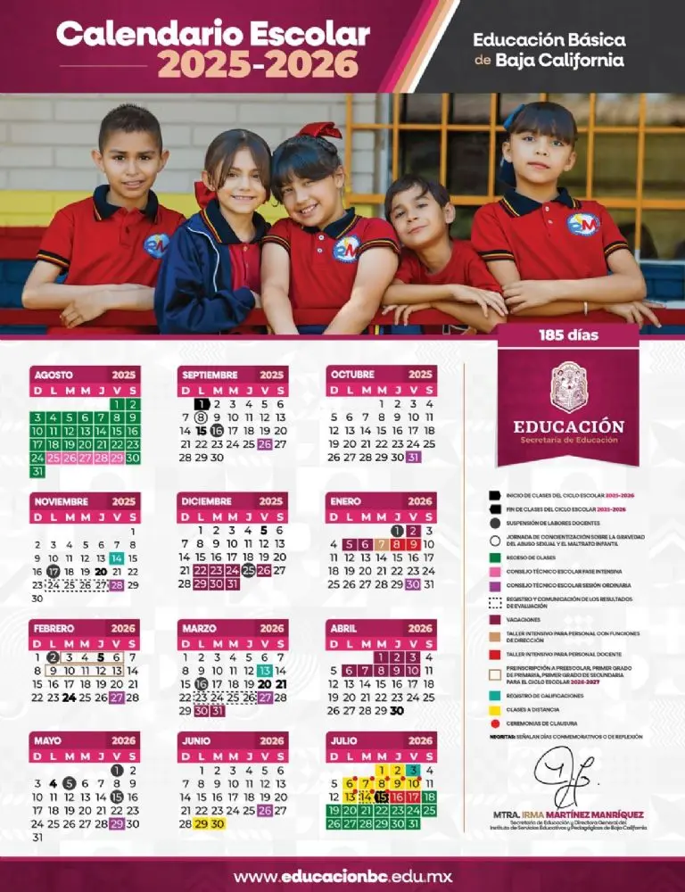 ¿Cuándo empiezan las clases en Baja California? Calendario completo de la SEP. Foto: SEP