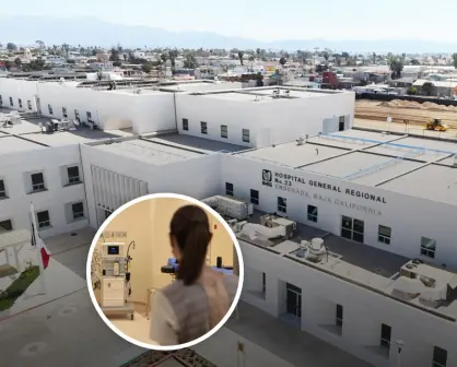 Claudia Sheinbaum inaugura primera etapa de hospital del IMSS en Baja California