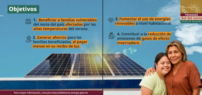 Conoce los objetivos del programa Techos Solares para el Bienestar. Foto: cortesía Conoce los objetivos del programa Techos Solares para el Bienestar. Foto: cortesía.