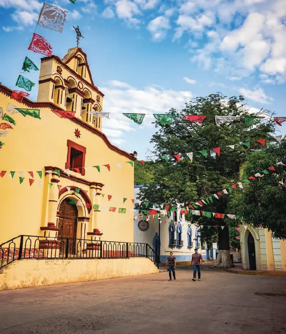 Templo de la virgen del Carmen en Botapilas Foto: México Desconocido