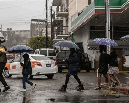 Prepara el paraguas para las lluvias en Baja California este lunes
