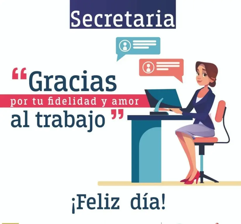 Felicidades a todas las secretarias en México Felicidades a todas las secretarias en México. Foto: Pinterest