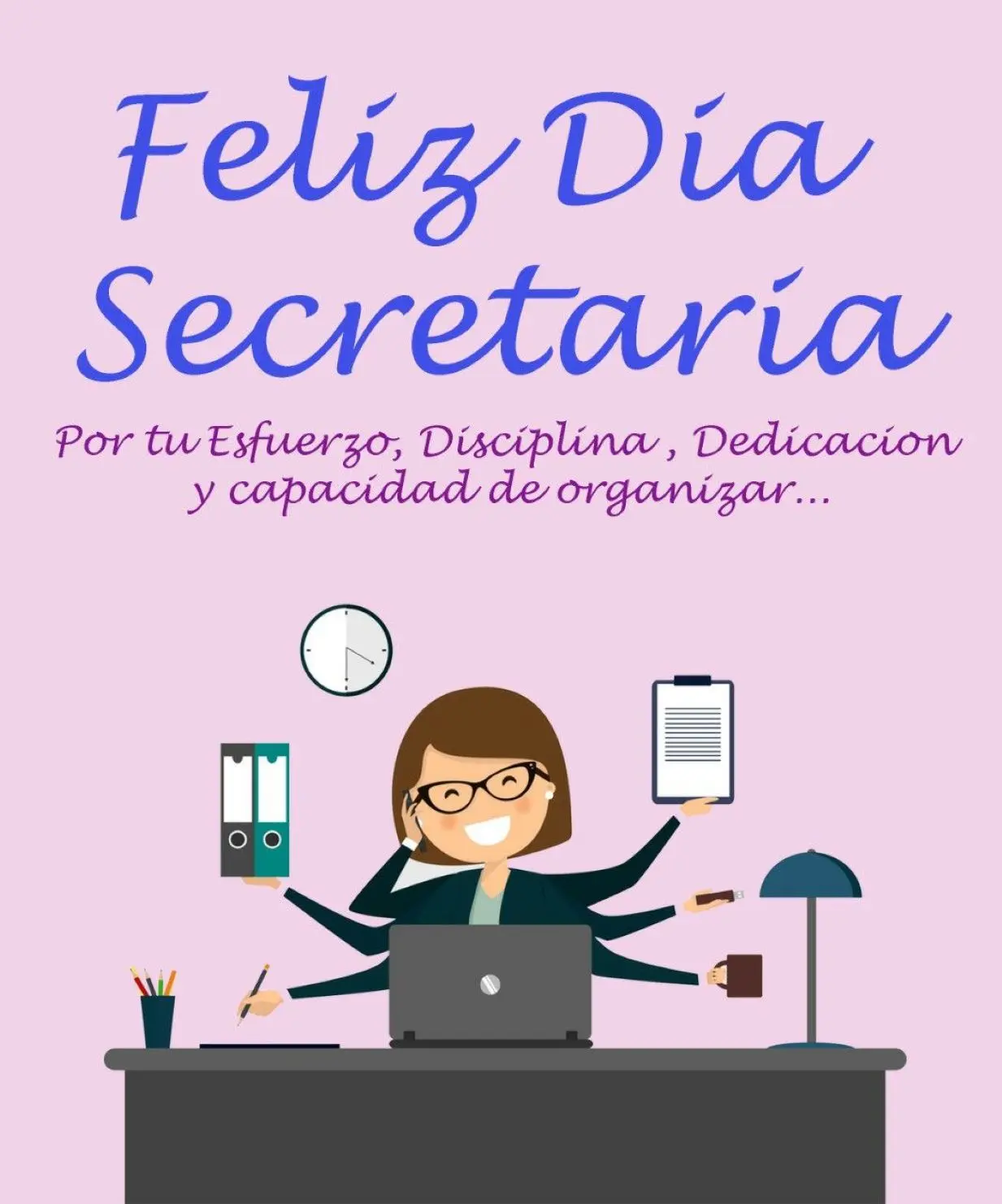  ¡Feliz Día de la Secretaria! Foto: Pinterest