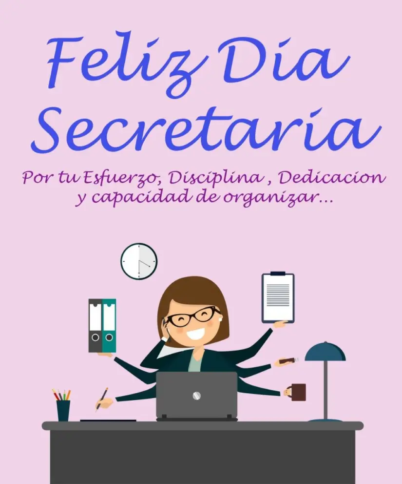  ¡Feliz Día de la Secretaria! Foto: Pinterest
