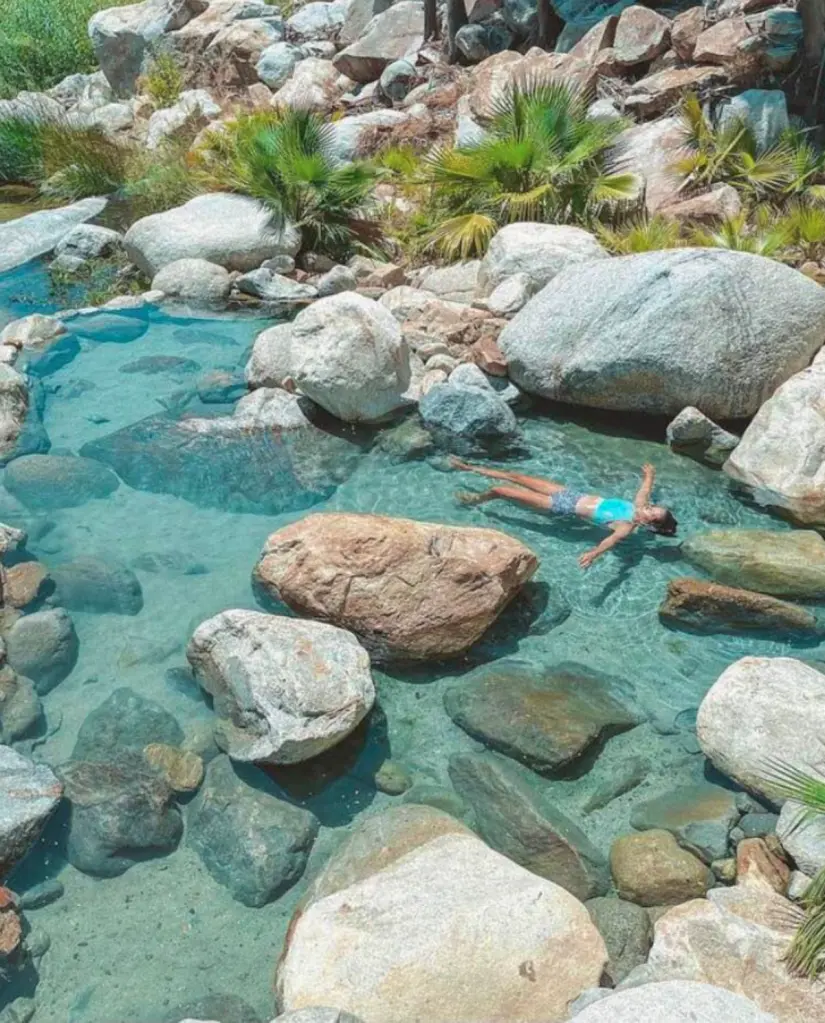 Aguas Termales de Santa Rita en Baja California Sur. Foto: Facebook Azul Baja Aguas Termales de Santa Rita en Baja California Sur. Foto: Facebook Azul Baja.