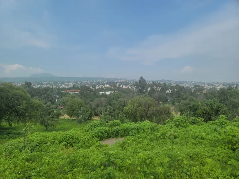 Vista del parque a la ciudad. Vista del parque a la ciudad. Foto: Luis Angel Lino Avalos