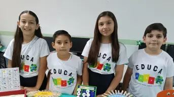Con Educa Play, Devani, Diego, Alisson y Damián convierten el juego en aprendizaje