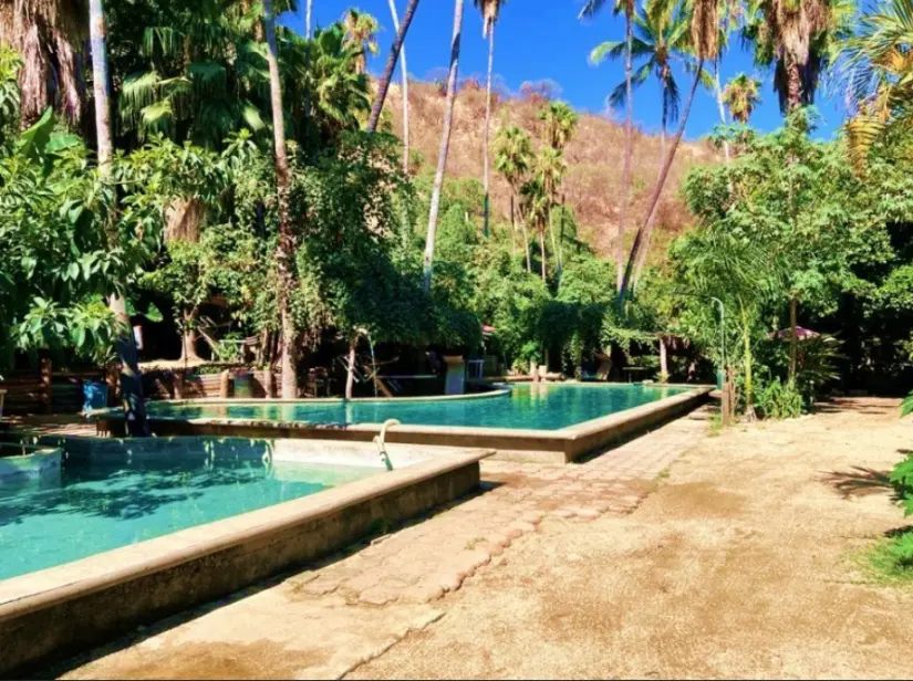 Disfruta del balneario en Huerta del Ojo de Agua Oasis, La Paz. Foto: cortesía Disfruta del balneario en Huerta del Ojo de Agua Oasis, La Paz. Foto: cortesía.