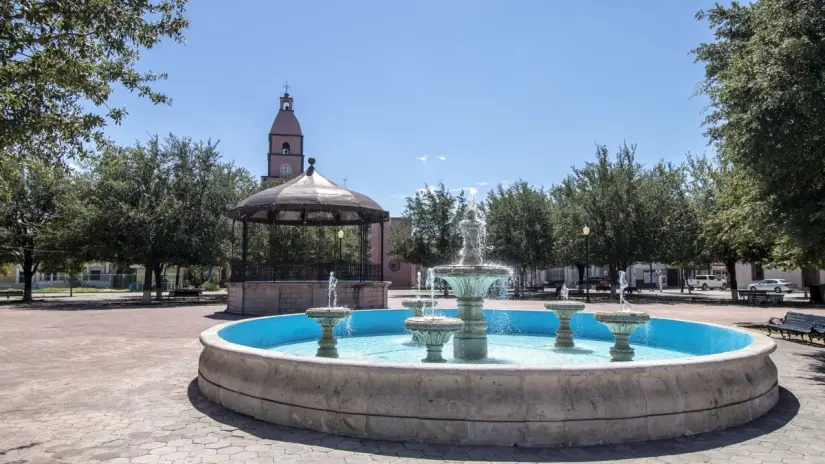 imagen recuadro Plaza Principal en General Terán Foto: Visit México