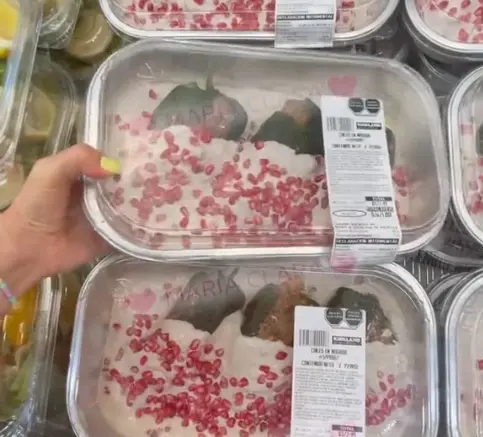 Costco lanza a sus expositores Chile en nogada a partir de este mes de julio del 2025 Foto: clientescostcomexico (TikTok)