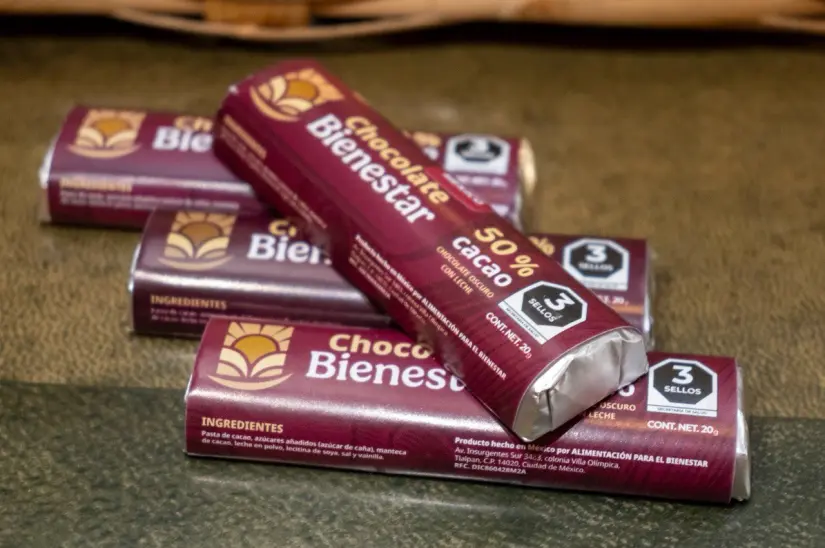 Chocolate Bienestar de los productos agregados recientemente a las tiendas. Foto: Cortesía