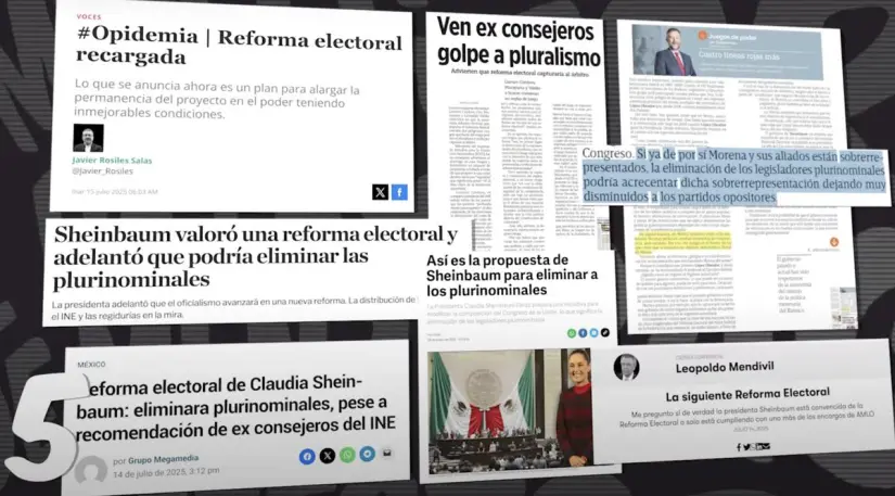 Mentiras sobre la Reforma Electoral. Imagen. Mañanera del Pueblo. Mentiras sobre la Reforma Electoral. Imagen. Mañanera del Pueblo.