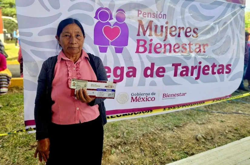 Miles de mujeres reciben apoyo económico a través de la Pensión Mujeres Bienestar. Foto: Cortesía