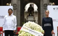 Claudia Sheinbaum encabeza homenaje a Benito Juárez por 153 aniversario luctuoso