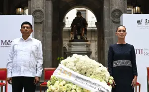 Claudia Sheinbaum encabeza homenaje a Benito Juárez por 153 aniversario luctuoso