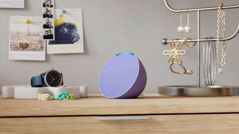 Echo Pop de Amazon. Echo Pop de Amazon.con varias funciones. Foto: Cortesía