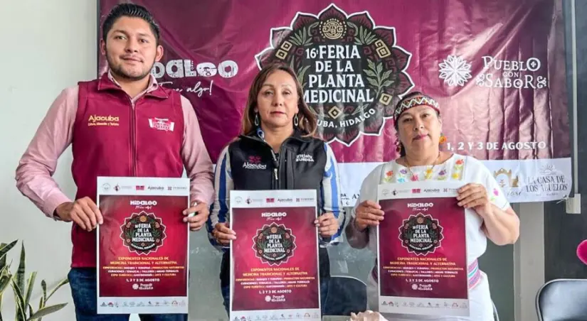 16°Feria de la Planta Medicinal en el municipio de Ajacuba. Foto: Cortesía.