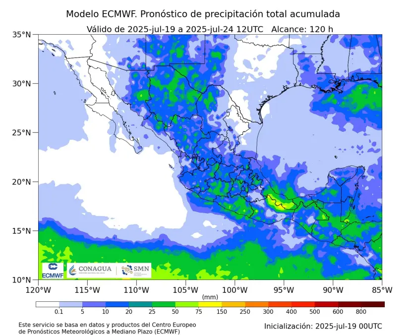 Clima para el lunes 21 de julio en Aguascalientes Clima para el lunes 21 de julio en Aguascalientes. Foto: Cortesía